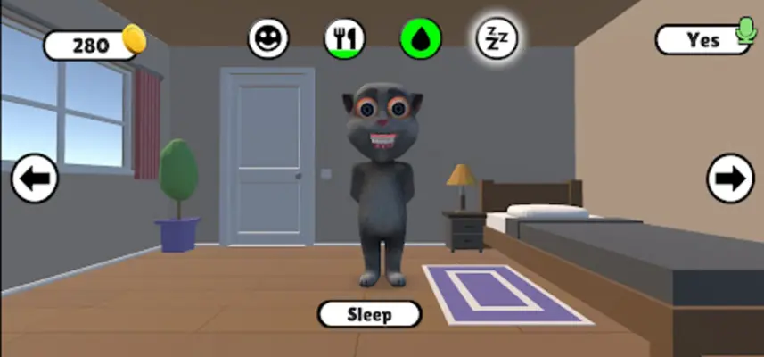 Talking Jack – Virtual Pet Cat android App screenshot 2