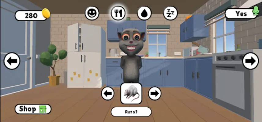 Talking Jack – Virtual Pet Cat android App screenshot 4